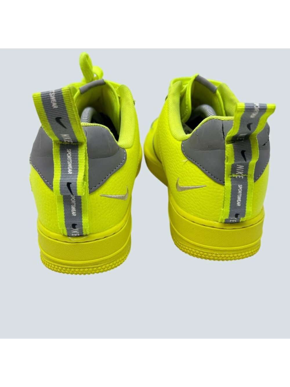 Nike Air Force 1 '07 LV8 Utility Volt Men's Size 11 AJ7747-700 Overbranding - Picture 2 of 12